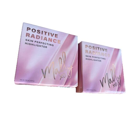 3 Mally Beauty Positive Radiance Skin Perfecting Highlighter Pearlicious Pink - Picture 2 of 12